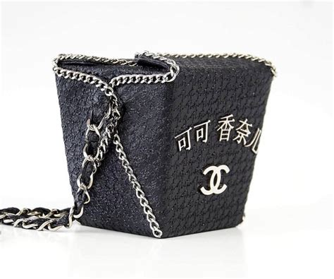 Chanel Take Away Box Bag Rare Limited Edition Runway .